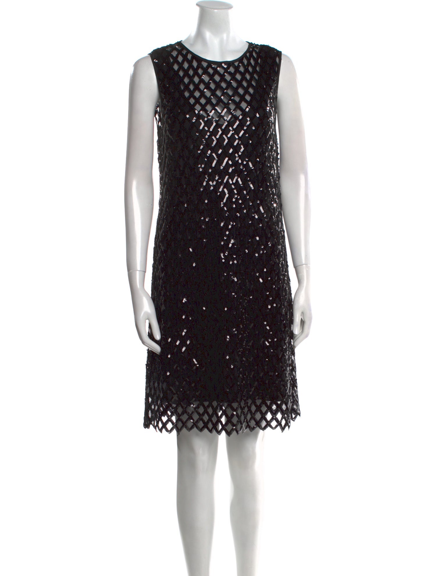 Pinko Crew Neck Mini Dress