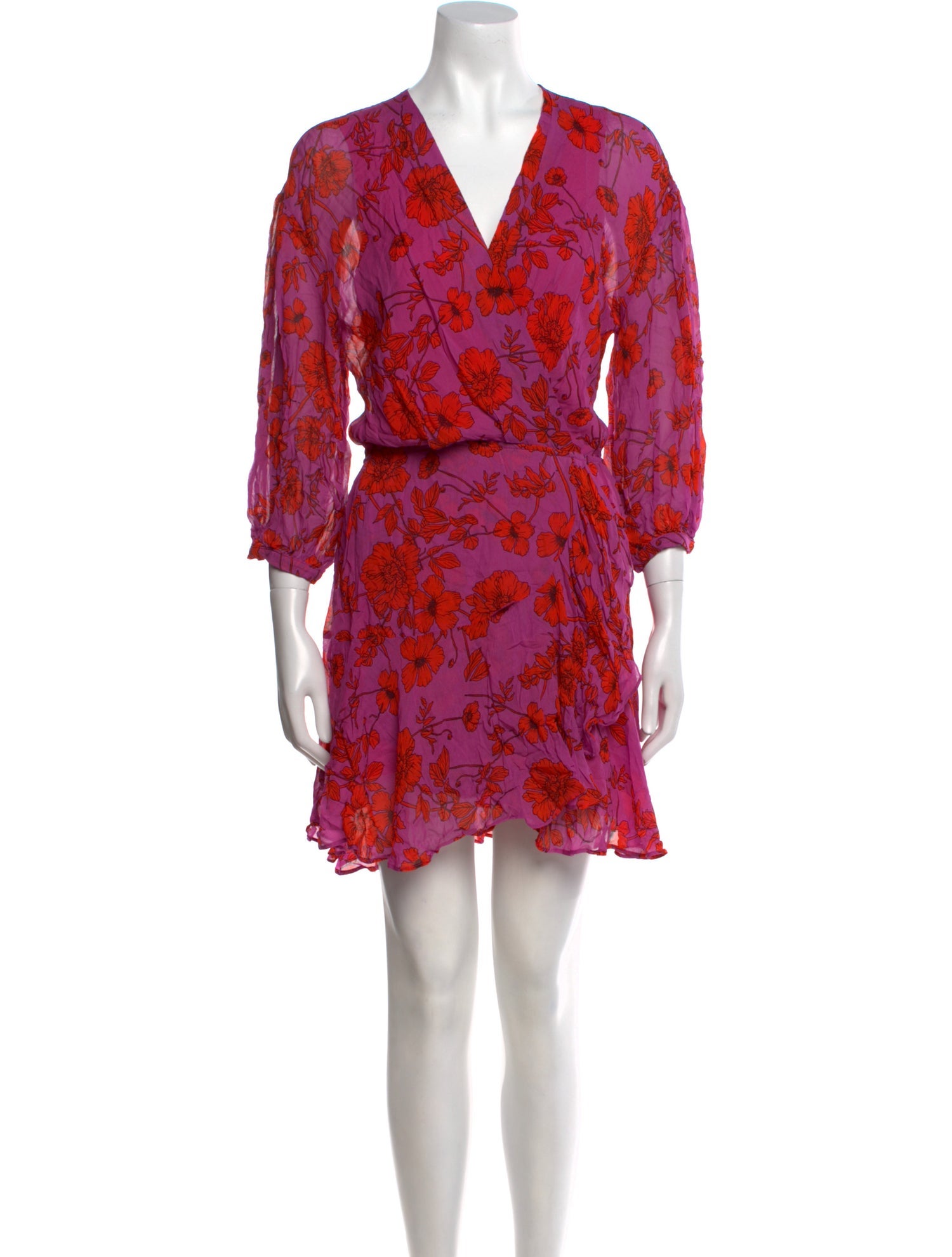 Pinko Floral Print Mini Dress