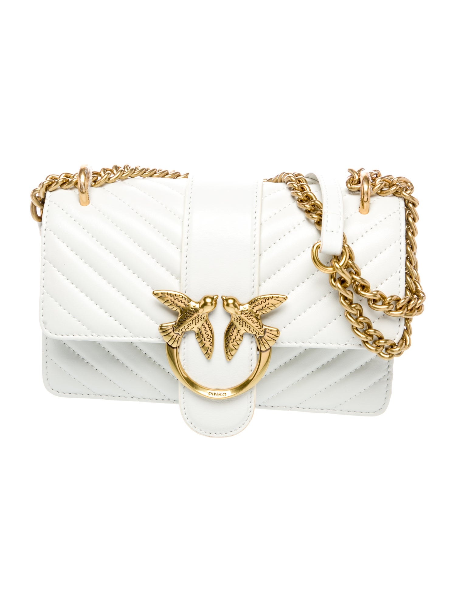 Pinko Leather Evening Bag