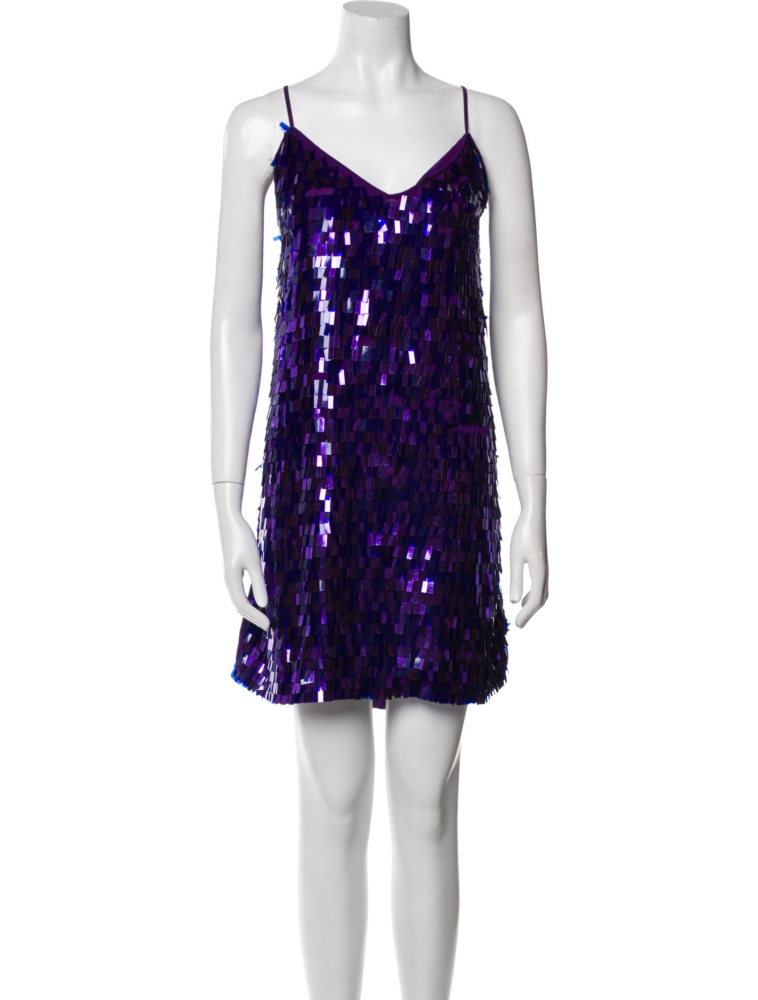 Pinko V-Neck Mini Dress