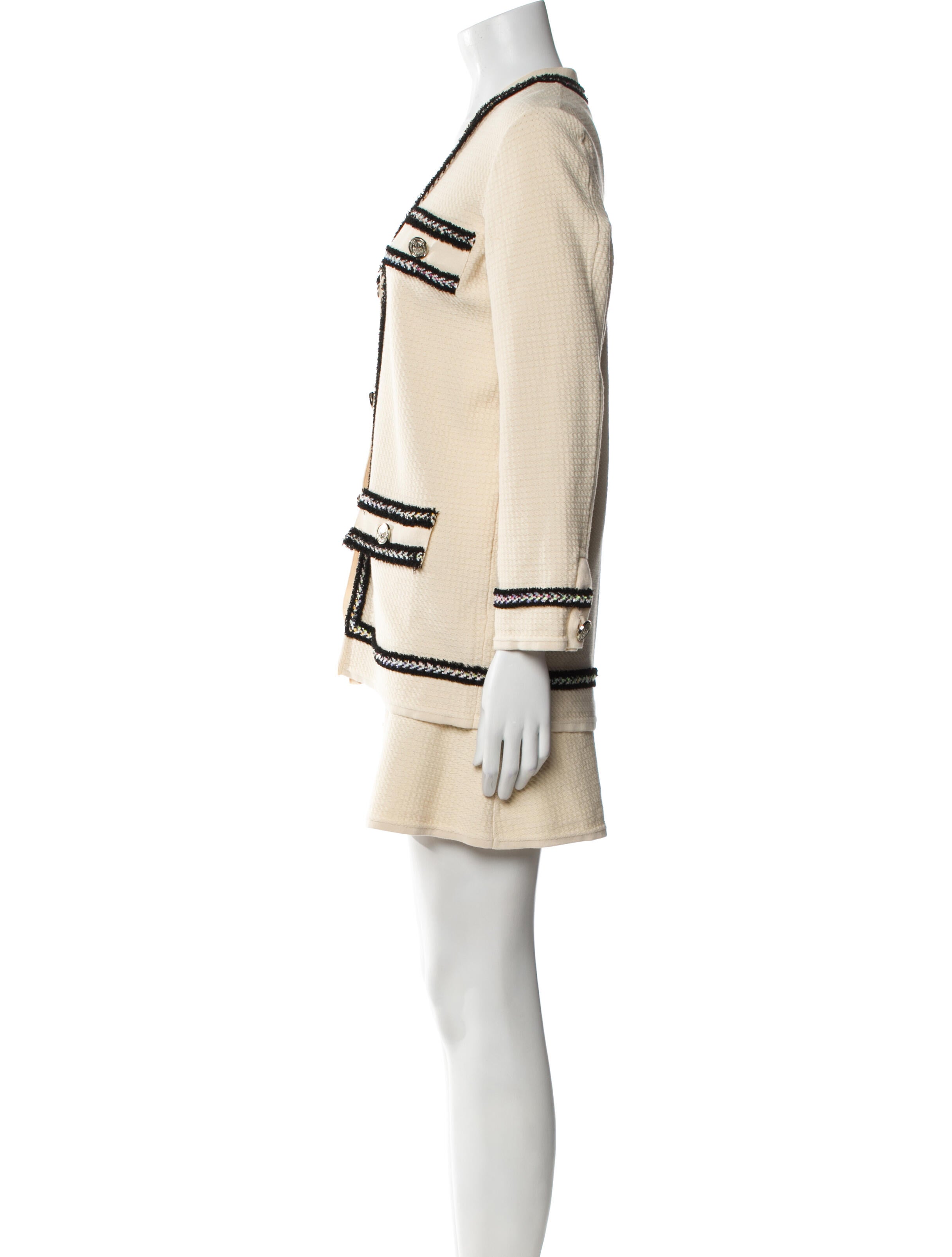 Pinko Colorblock Pattern Skirt Set