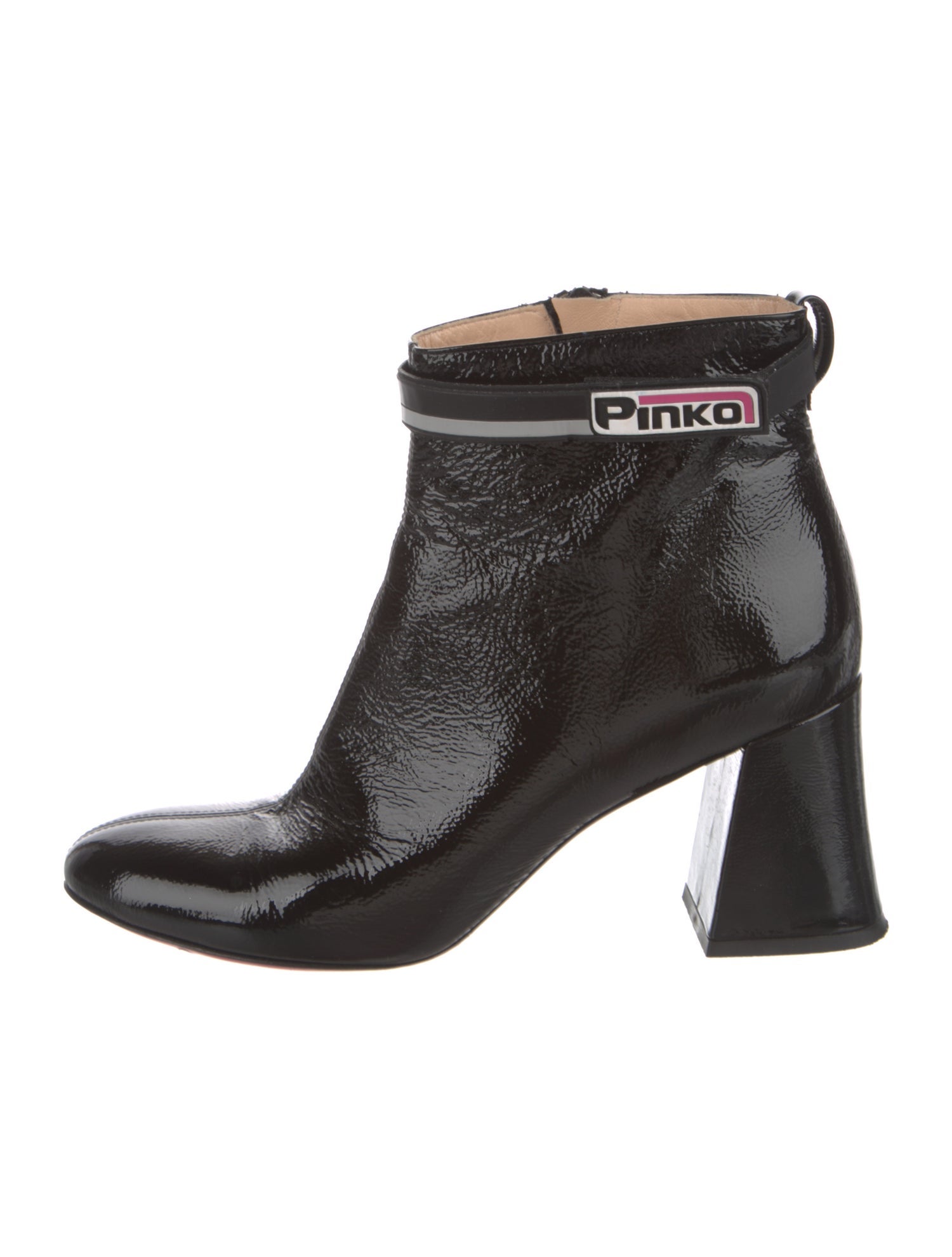 Pinko Patent Leather Boots