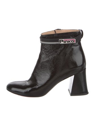 Pinko Patent Leather Boots