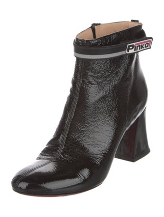 Pinko Patent Leather Boots