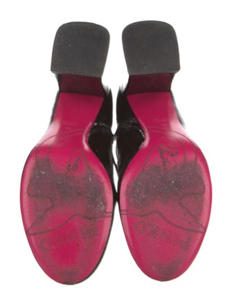 Pinko Patent Leather Boots