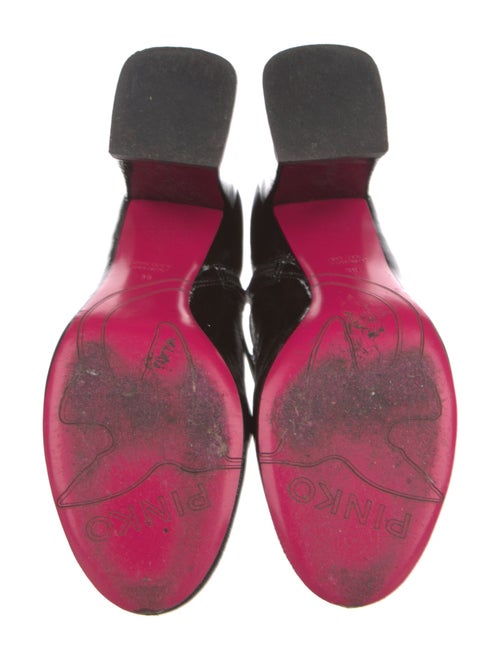 Pinko Patent Leather Boots