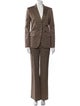Pinko Check Plaid Houndstooth Print Pantsuit w/ Tags