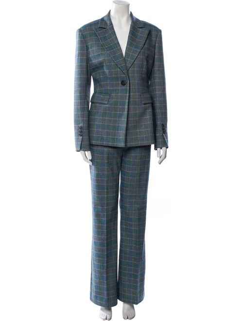 Pinko Check Plaid Plaid Print Pantsuit