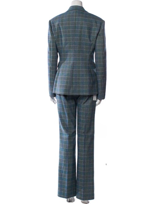 Pinko Check Plaid Plaid Print Pantsuit