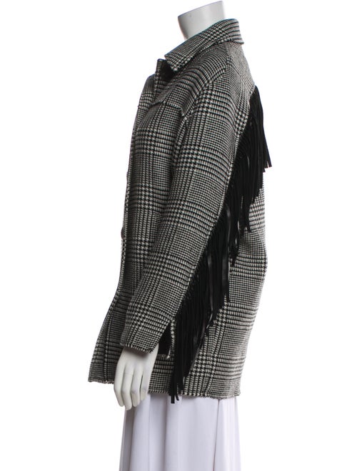 Pinko Plaid Print Blazer