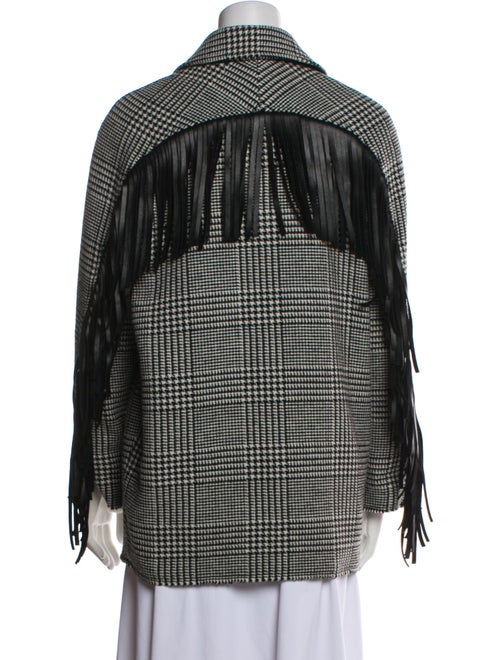 Pinko Plaid Print Blazer