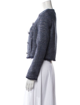 Pinko Tweed Pattern Evening Jacket