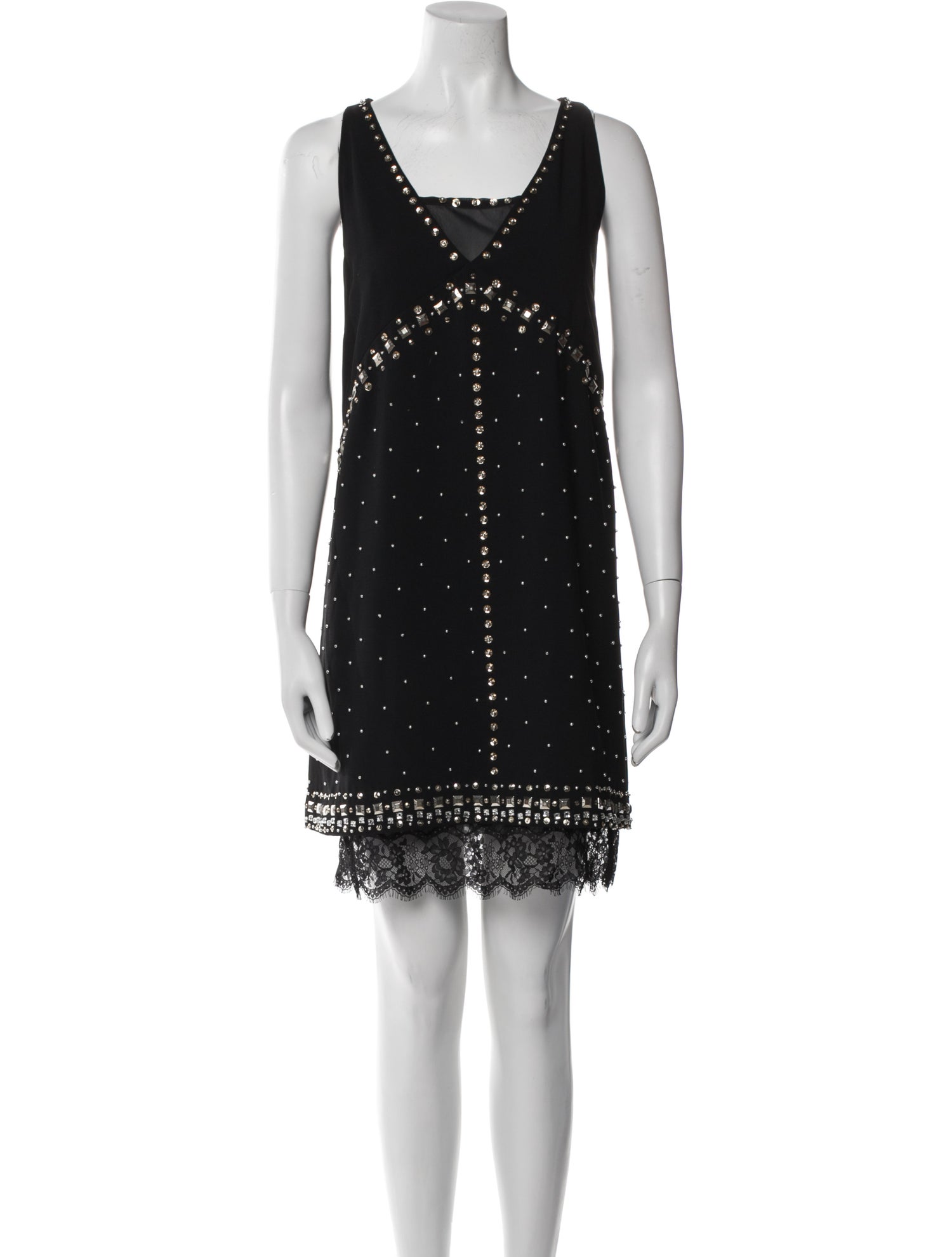 Pinko Square Neckline Mini Dress