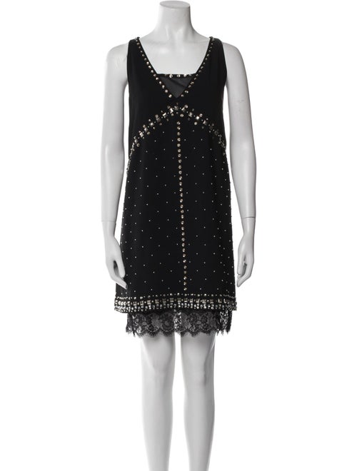 Pinko Square Neckline Mini Dress