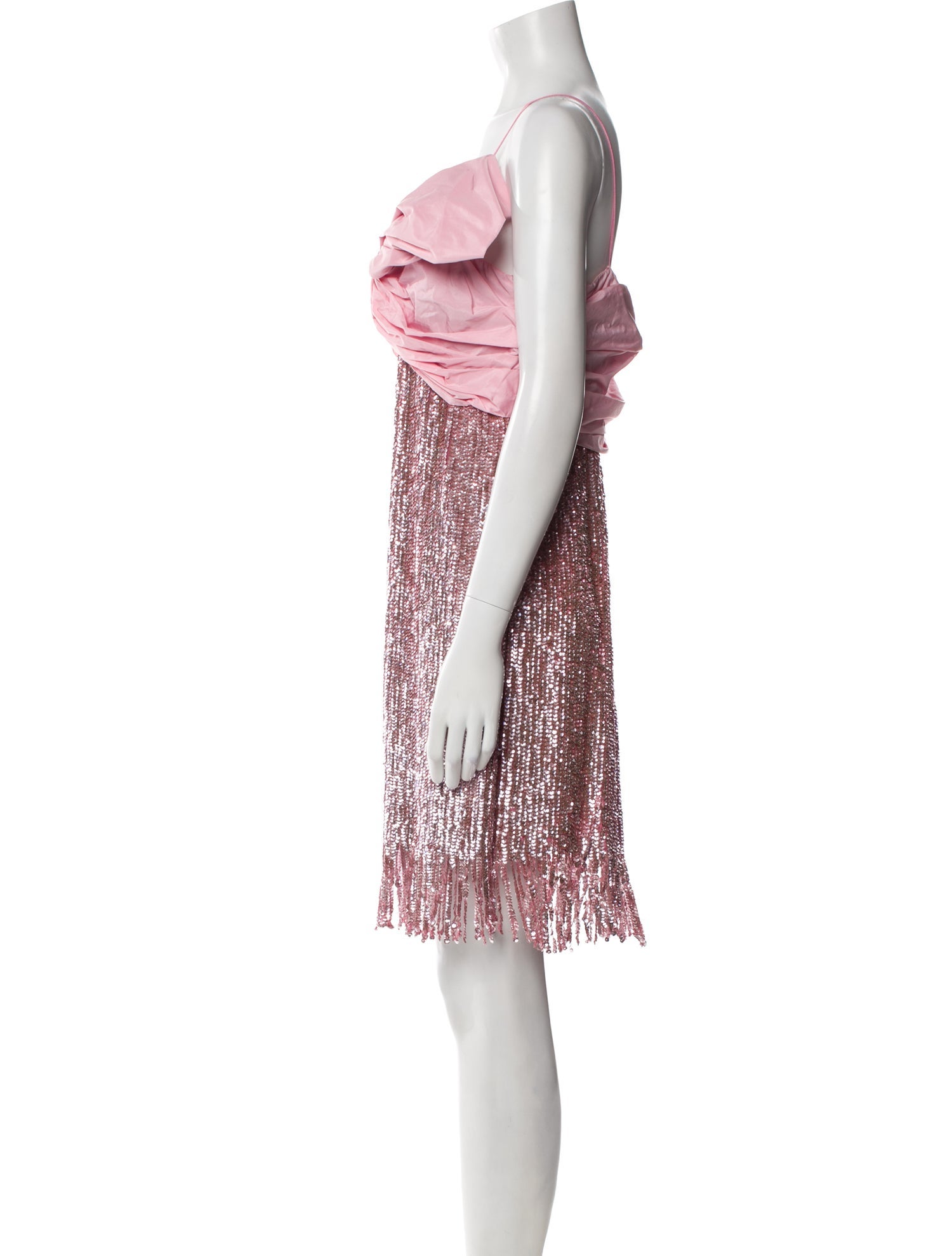 Pinko Square Neckline Mini Dress