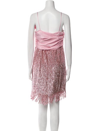 Pinko Square Neckline Mini Dress