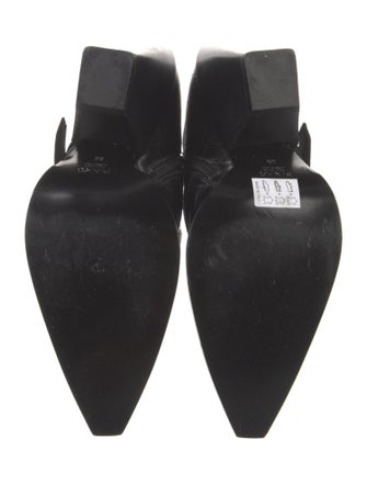 Pinko Leather Combat Boots