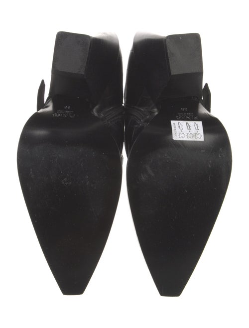 Pinko Leather Combat Boots