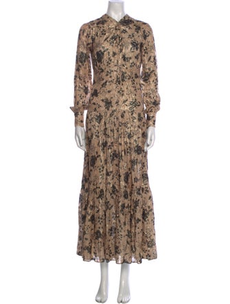 Pinko Floral Print Long Dress