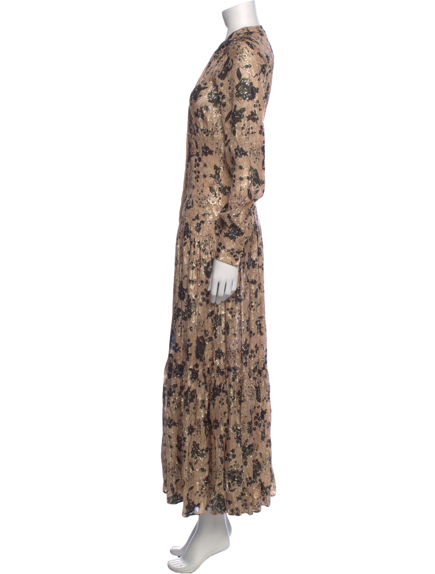 Pinko Floral Print Long Dress