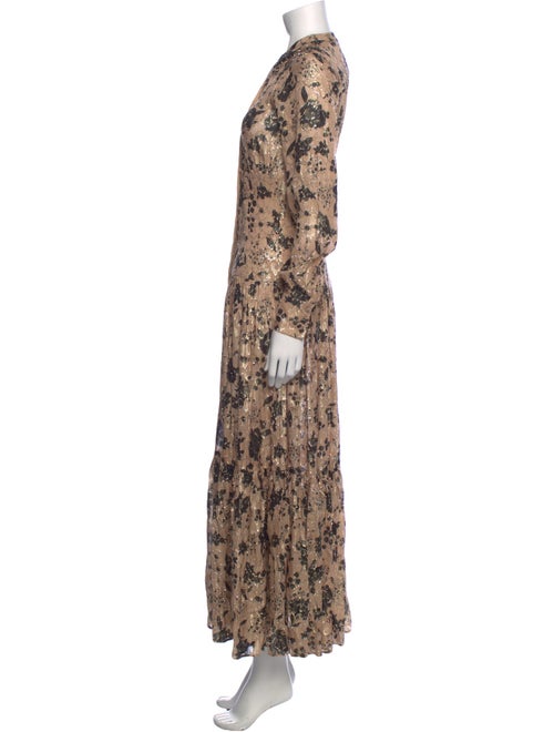 Pinko Floral Print Long Dress