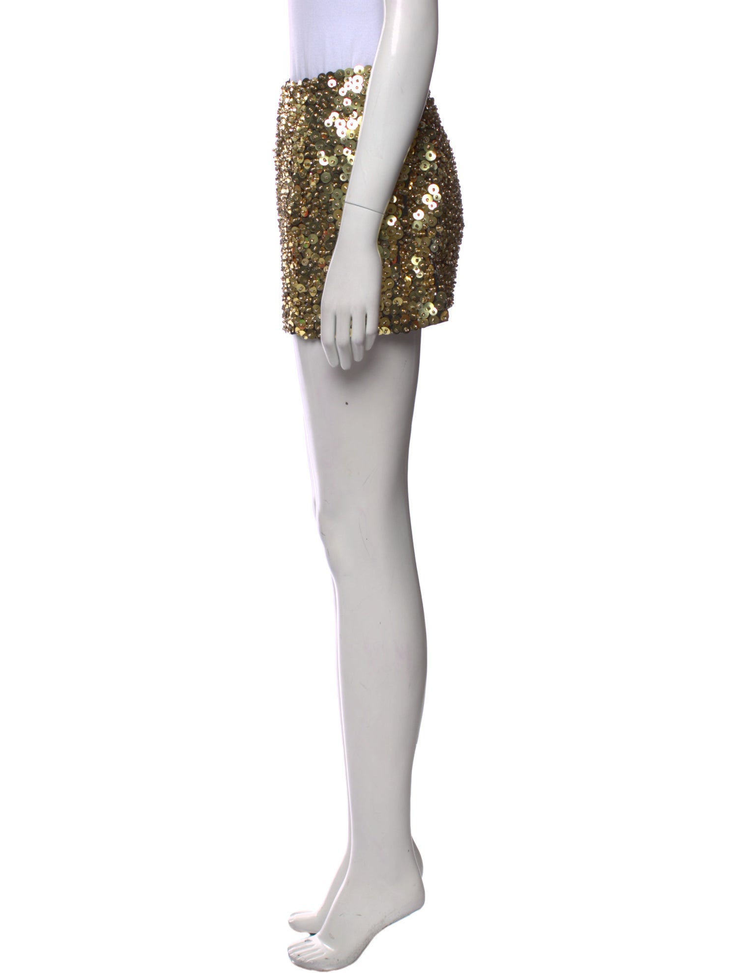 Pinko Sequin Embellishments Mini Skirt