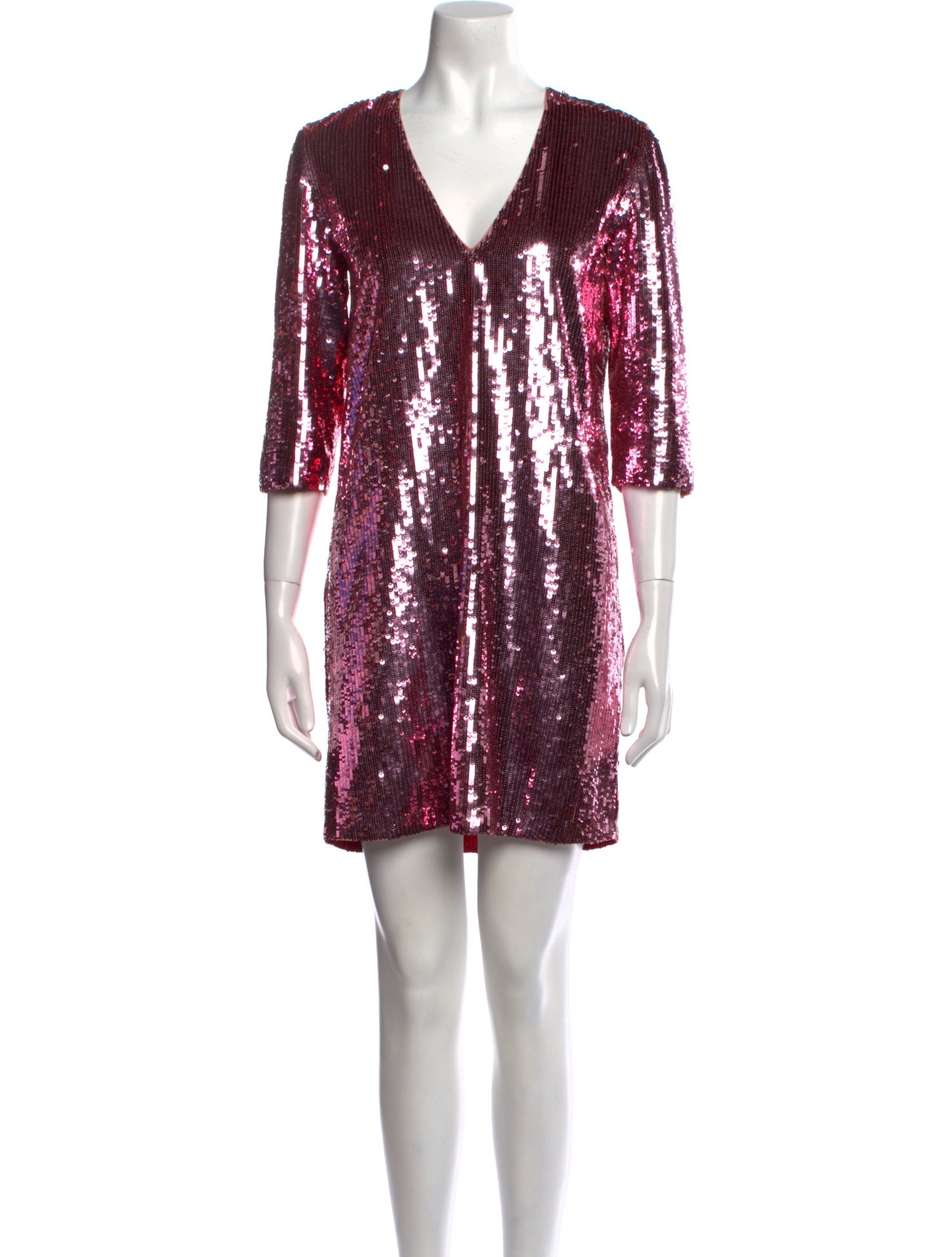 Pinko V-Neck Mini Dress