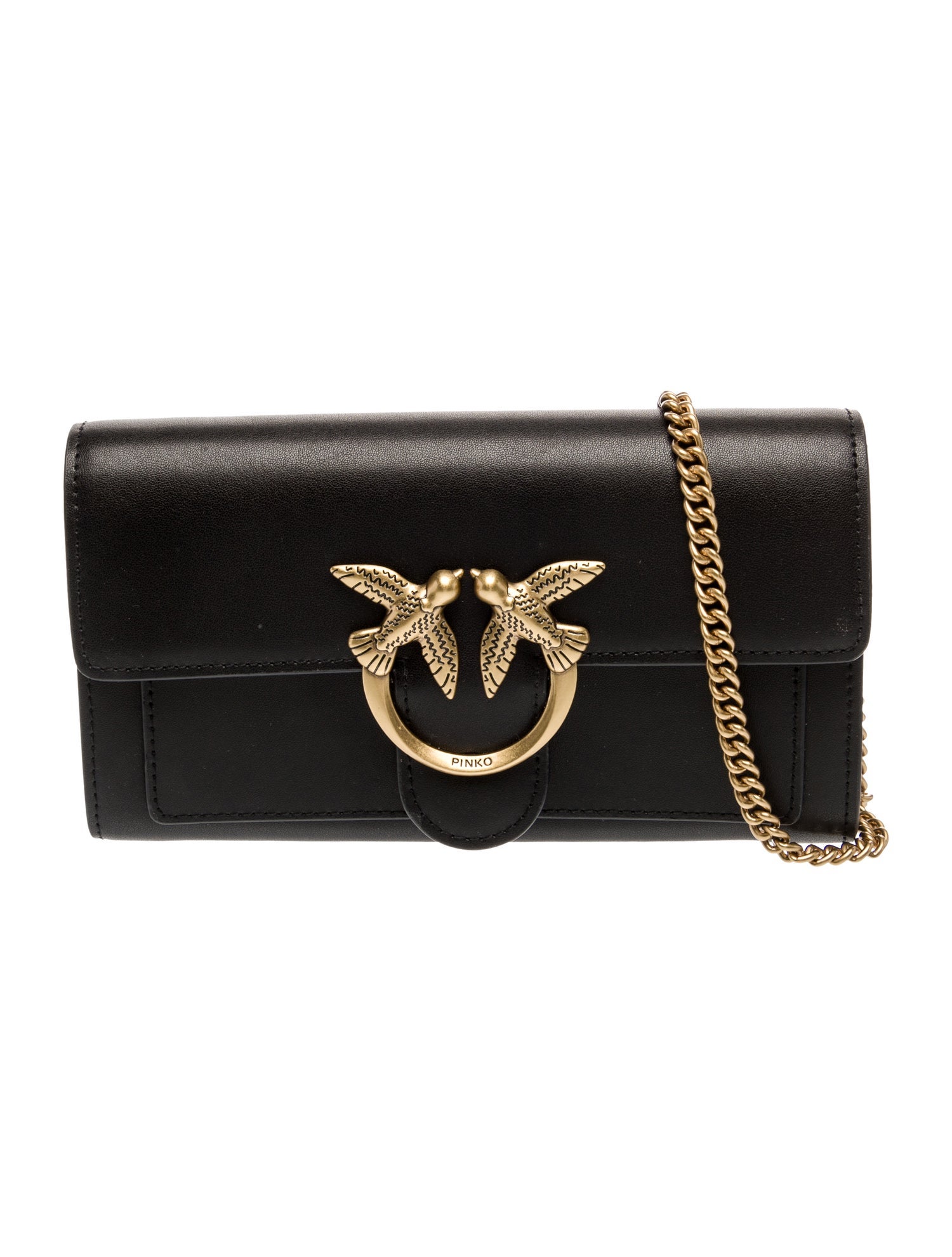 Pinko Leather Shoulder Bag