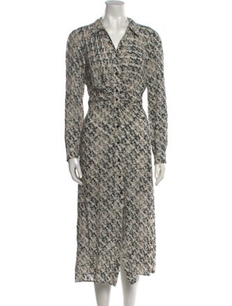 Pinko Printed Midi Length Dress