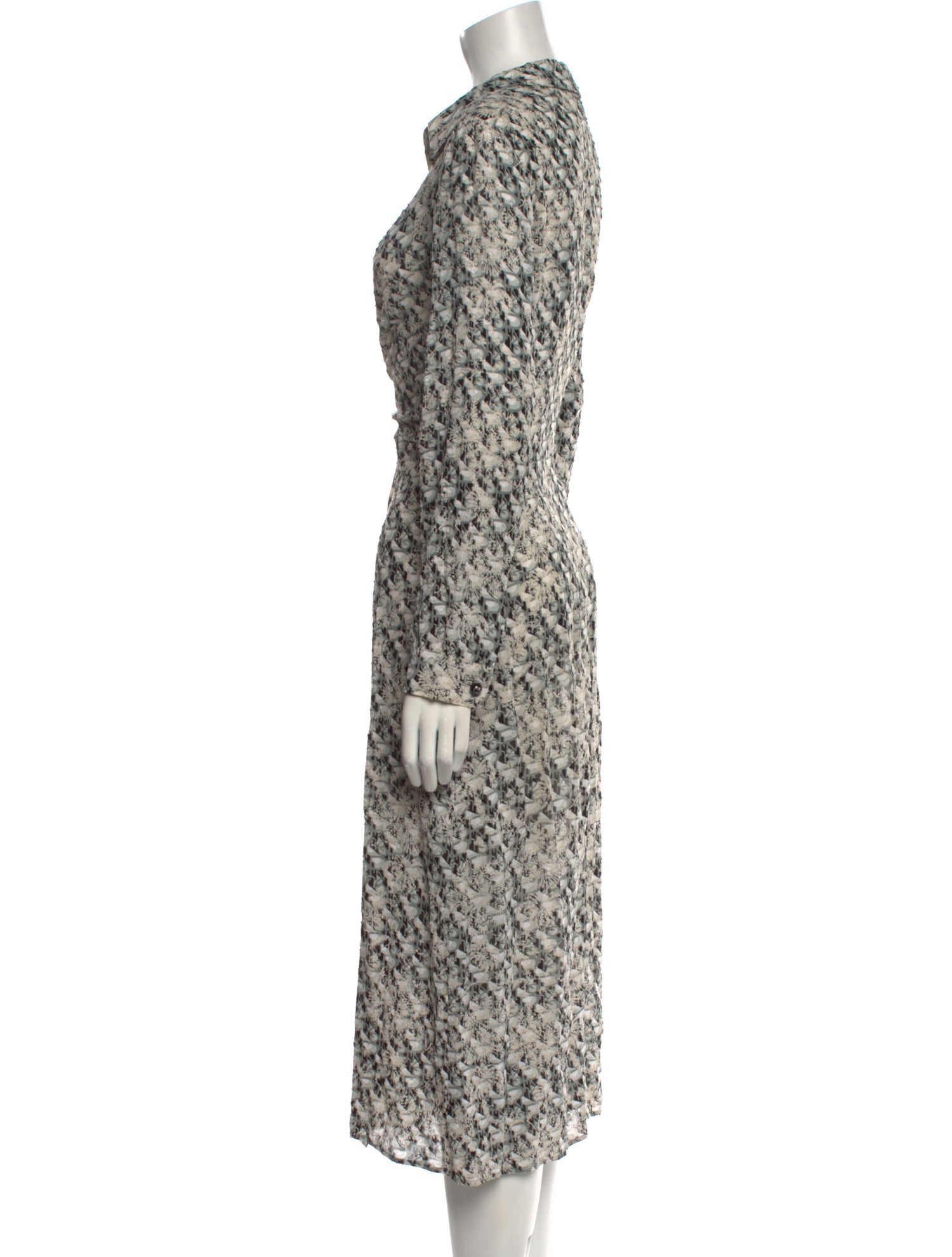 Pinko Printed Midi Length Dress