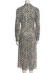 Pinko Printed Midi Length Dress