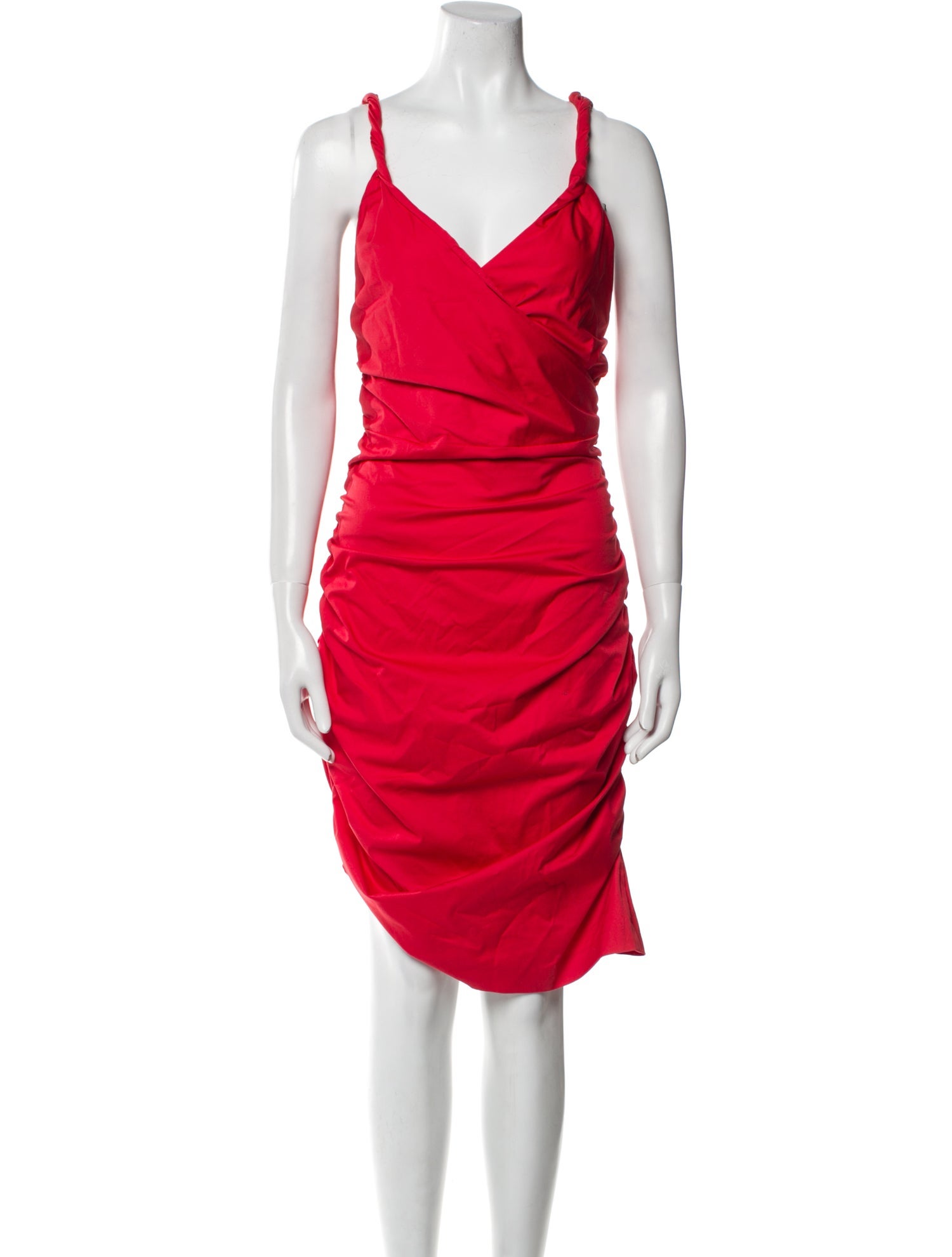 Pinko V-Neck Knee-Length Dress