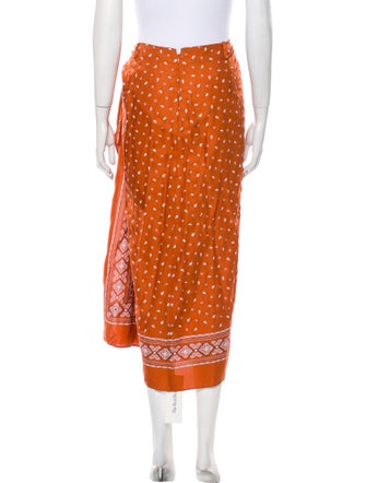 Pinko Paisley Print Midi Length Skirt