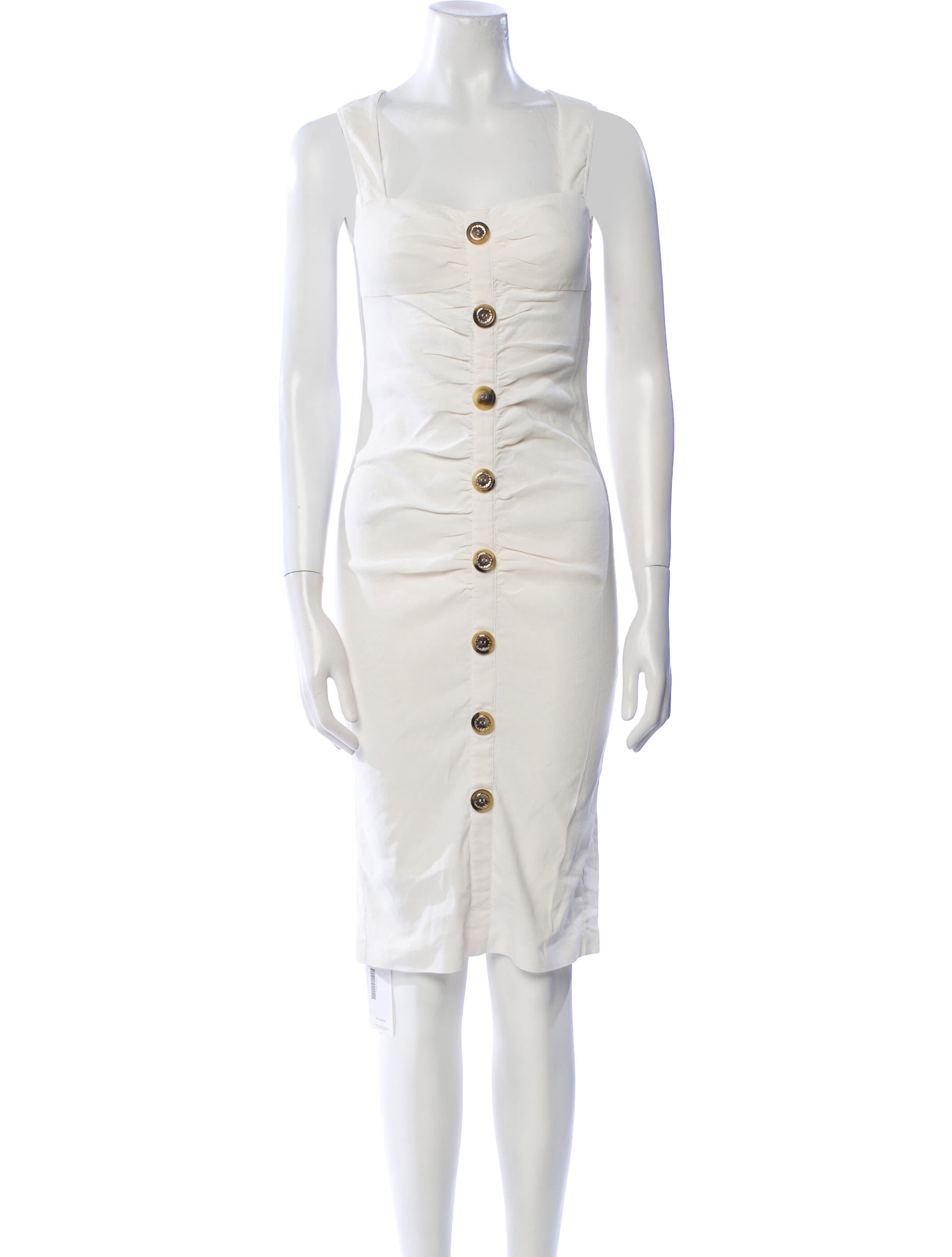 Pinko Linen Knee-Length Dress