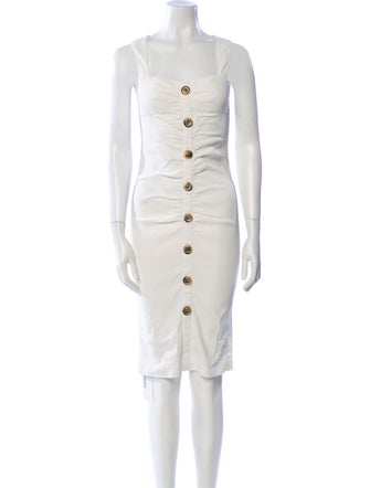 Pinko Linen Knee-Length Dress