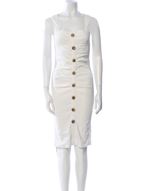 Pinko Linen Knee-Length Dress