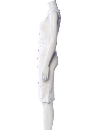 Pinko Linen Knee-Length Dress