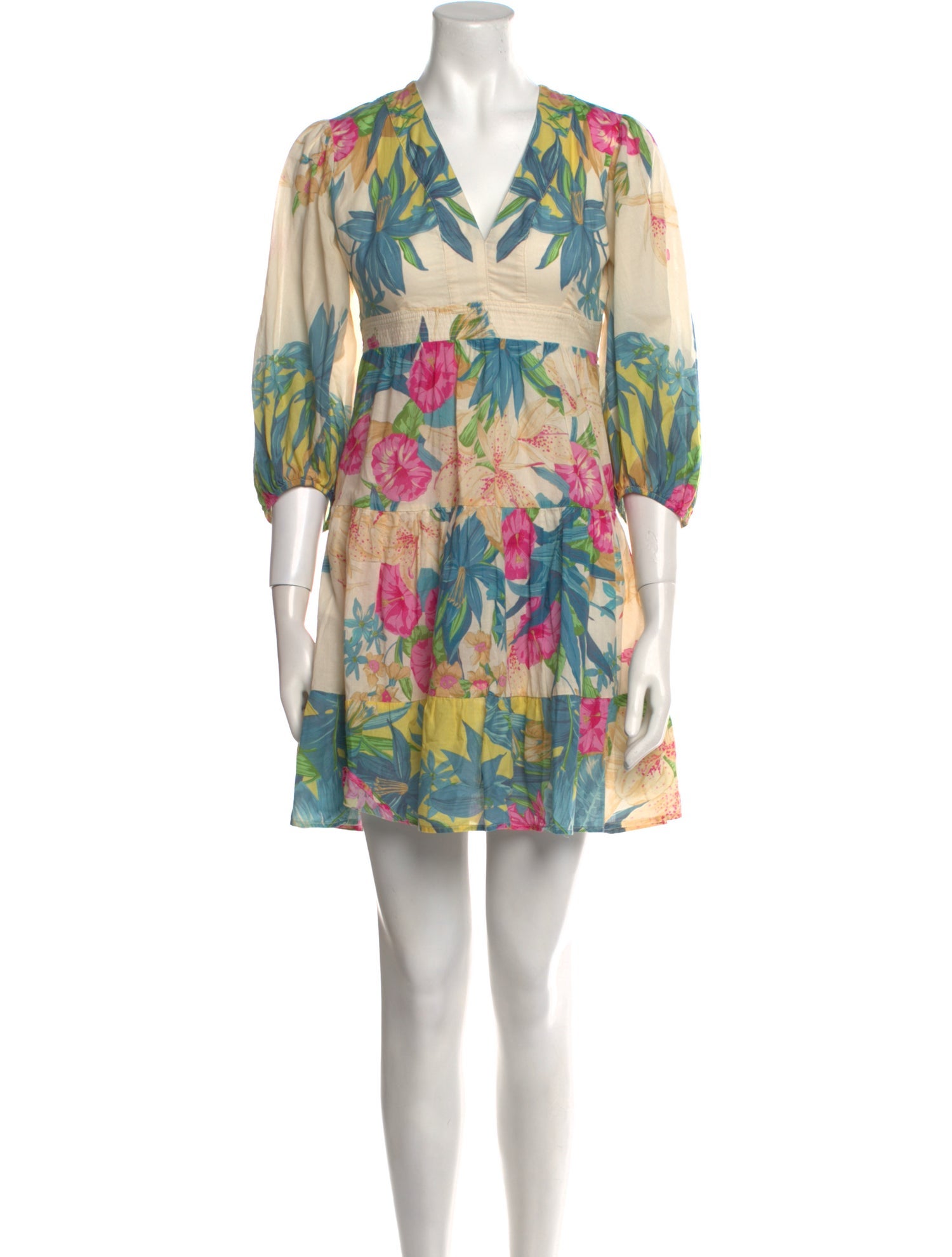 Pinko Floral Print Mini Dress