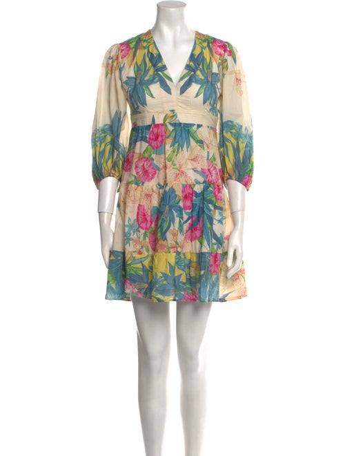 Pinko Floral Print Mini Dress