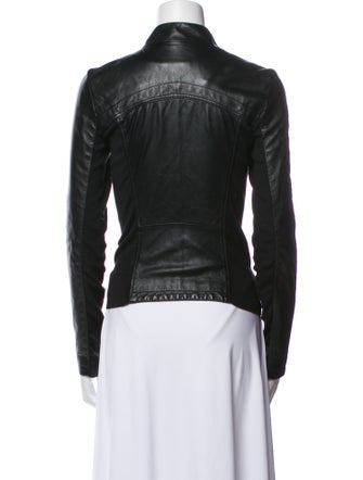 Pinko Leather Biker Jacket