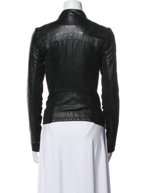 Pinko Leather Biker Jacket
