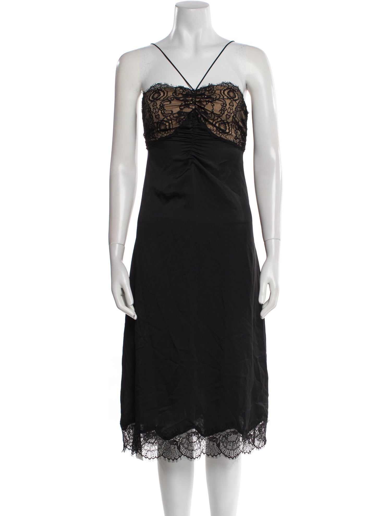 Pinko Strapless Midi Length Dress