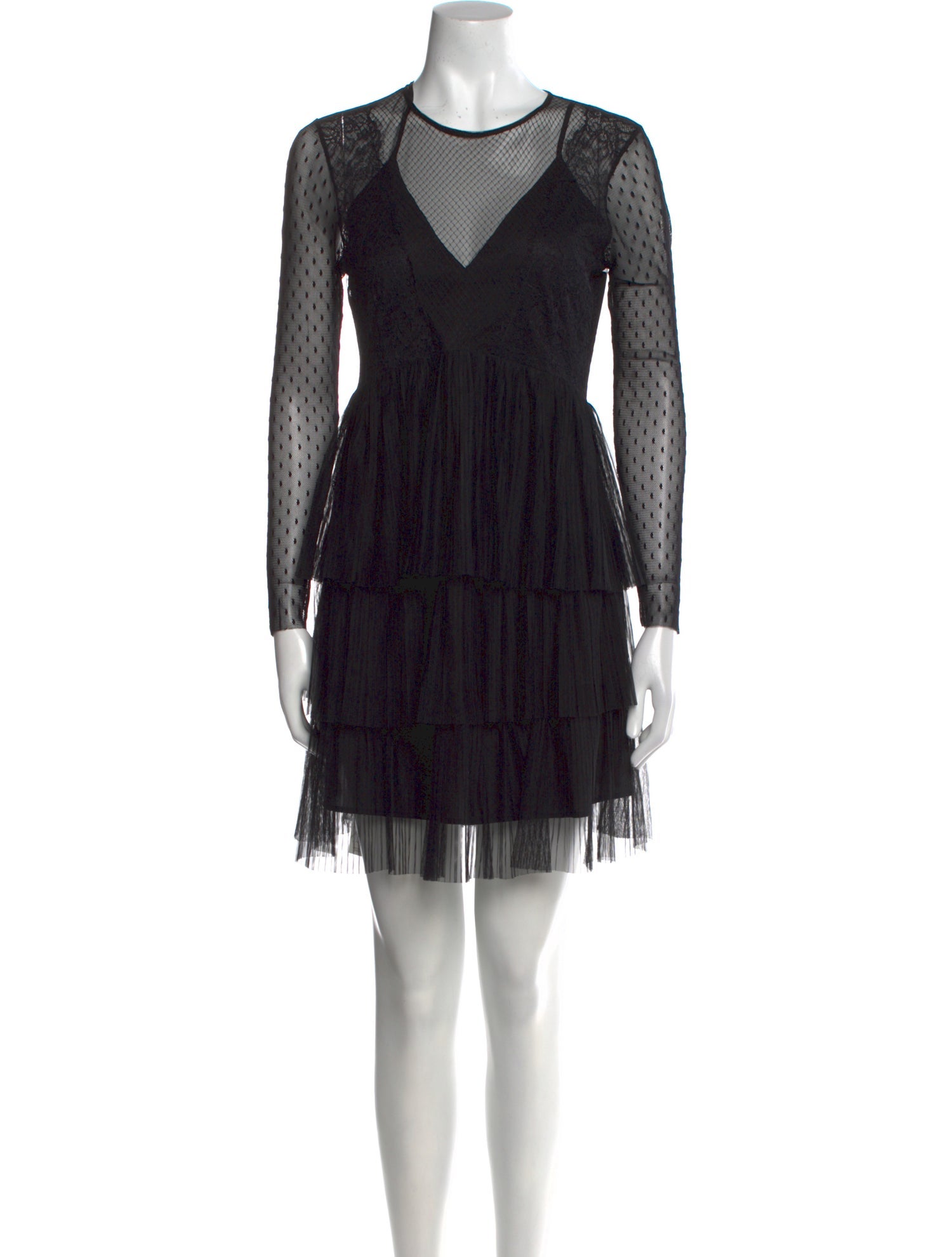 Pinko Crew Neck Mini Dress