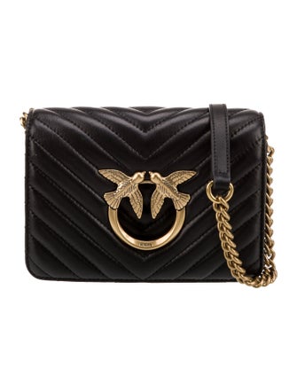 Pinko Leather Shoulder Bag