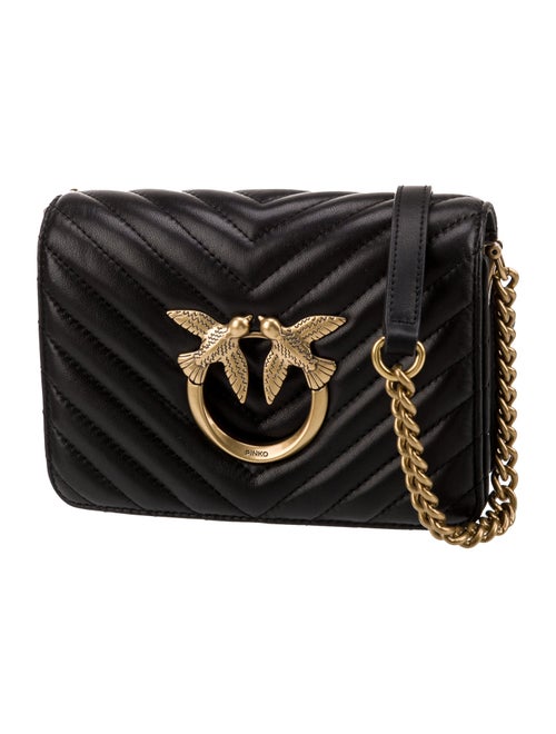 Pinko Leather Shoulder Bag