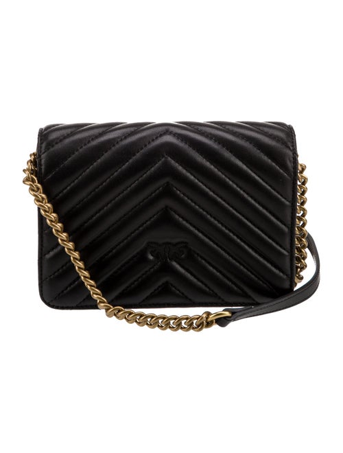 Pinko Leather Shoulder Bag