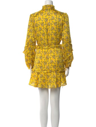 Pinko Floral Print Mini Dress