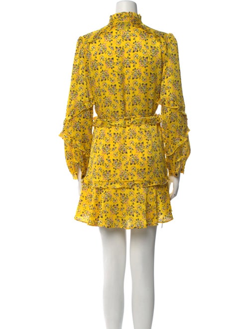 Pinko Floral Print Mini Dress