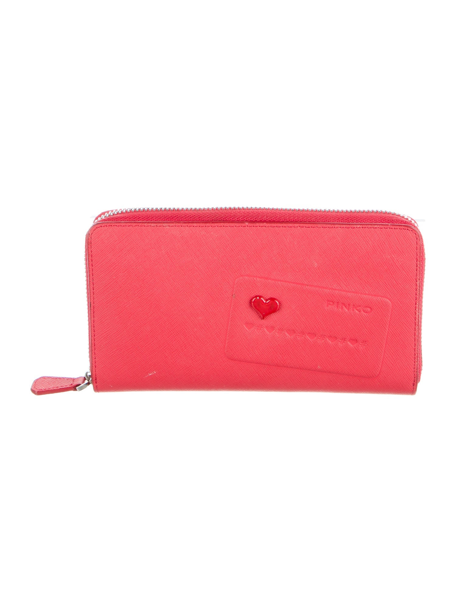 Pinko Saffiano Leather Continental Wallet