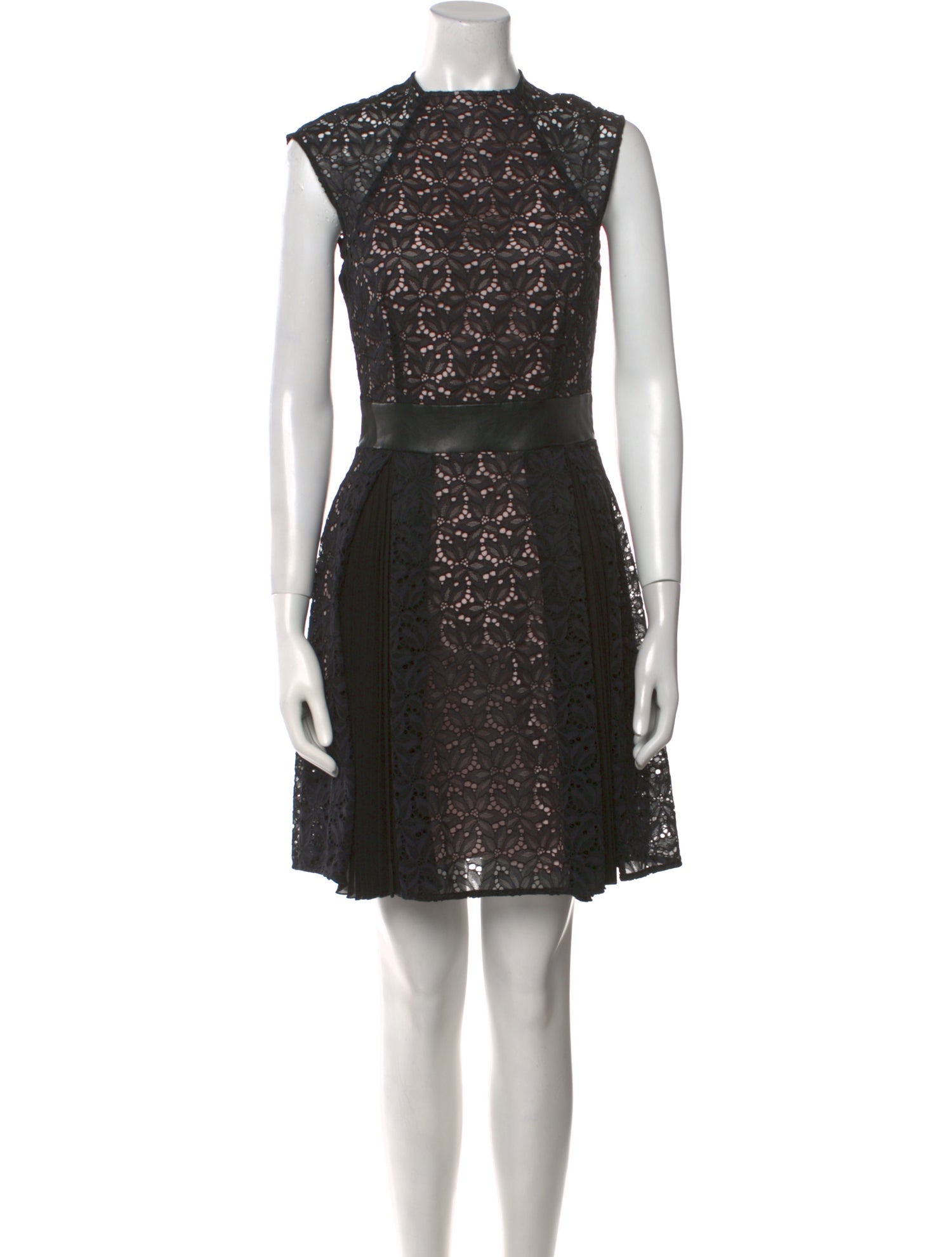 Pinko Lace Pattern Mini Dress
